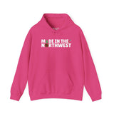 Pink hoodie with 