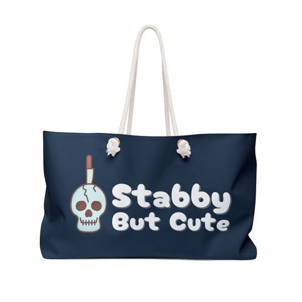 Stabby But Cute Skull Weekender Bag