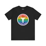 Chasing Rainbows Sasquatch Soft Tee Celebrate your roots with a splash of color and a touch of mystery in our 