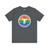 Chasing Rainbows Sasquatch Soft Tee Celebrate your roots with a splash of color and a touch of mystery in our 