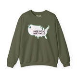 Evergreen is Where It's At Sweatshirt Show your love for the Pacific Northwest with our exclusive 