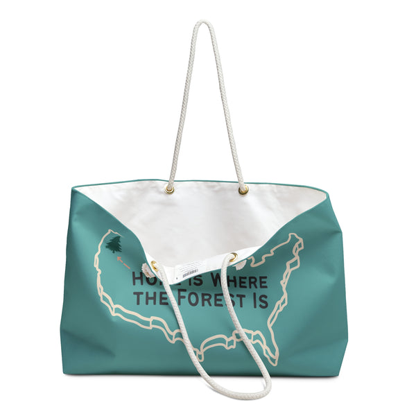 Home is Where the Forest Is PNW Weekender Bag