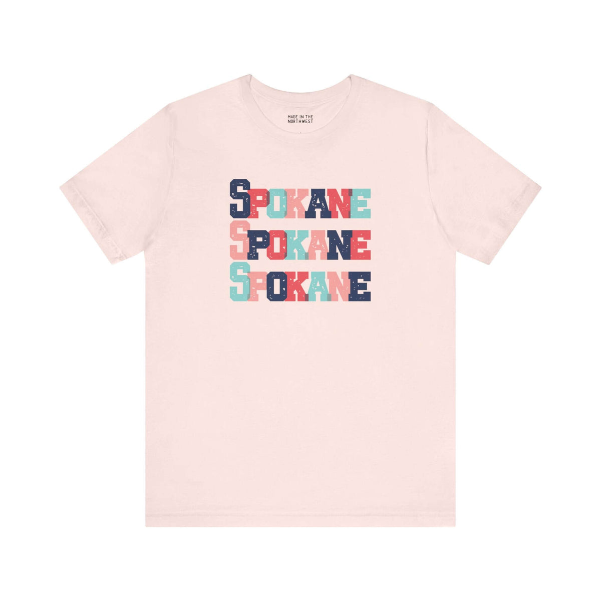 Bold and Bright Spokane Trio Premium Soft Tee