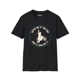 Black motocross t-shirt with 
