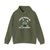 Green hoodie with 