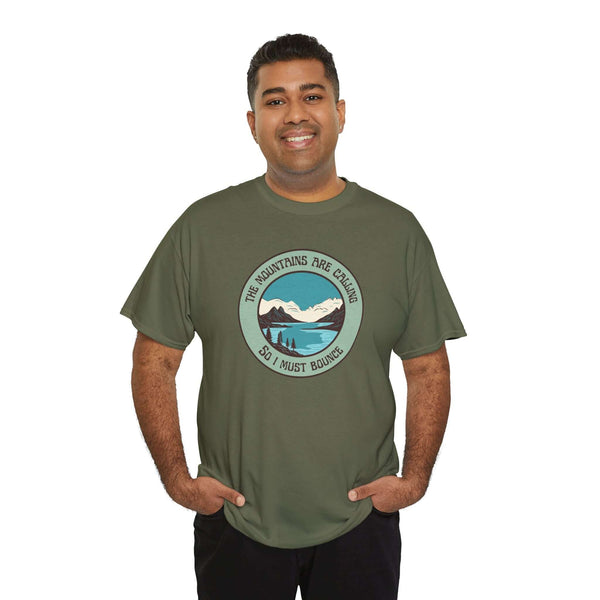 The Mountains are Calling So I Must Bounce Athletic Tee