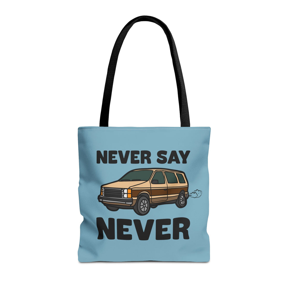 Never Say Never Vintage Van Durable Everyday Tote