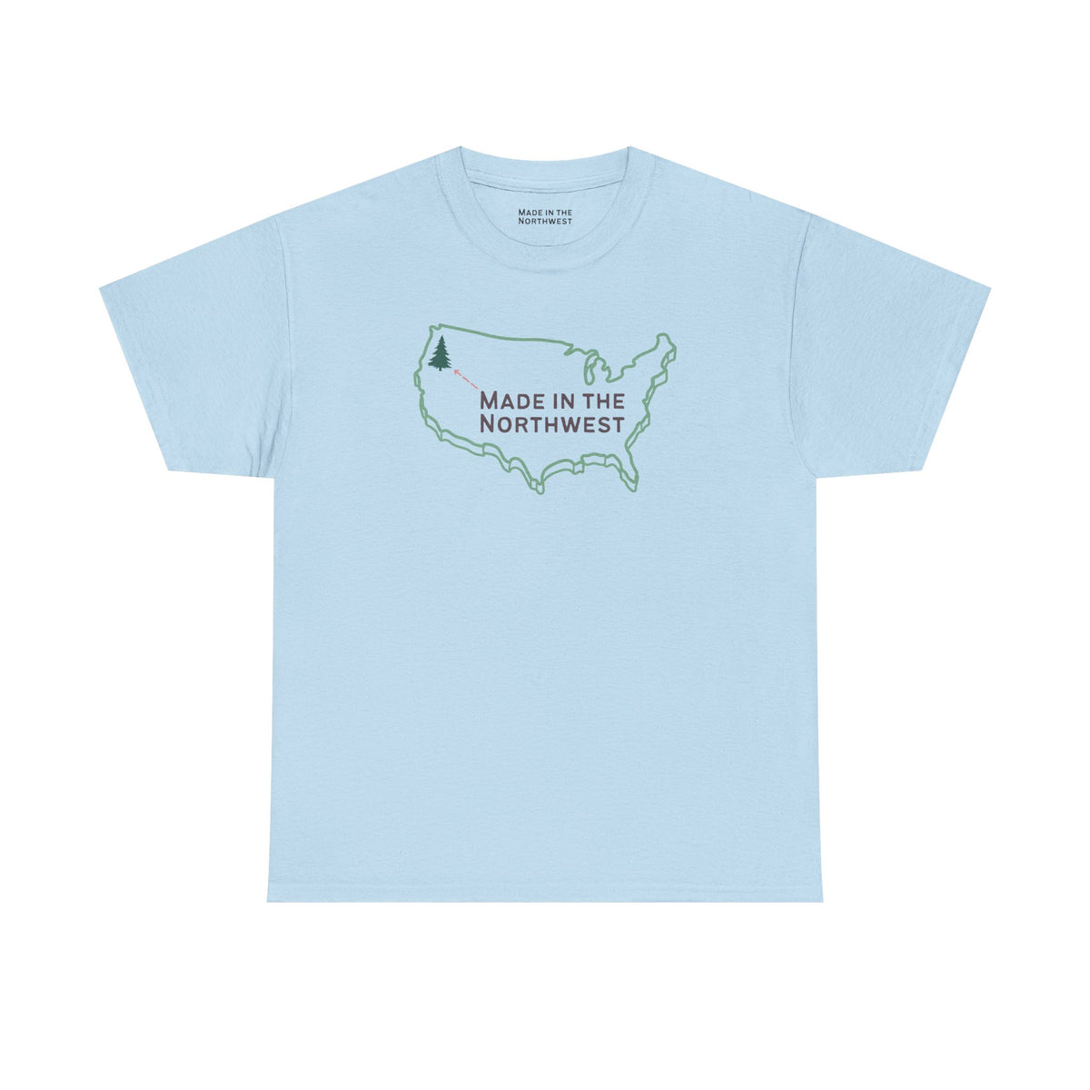 Evergreen is Where It's At Athletic Tee