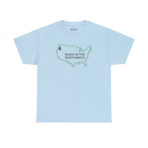 Evergreen is Where It's At Athletic Tee