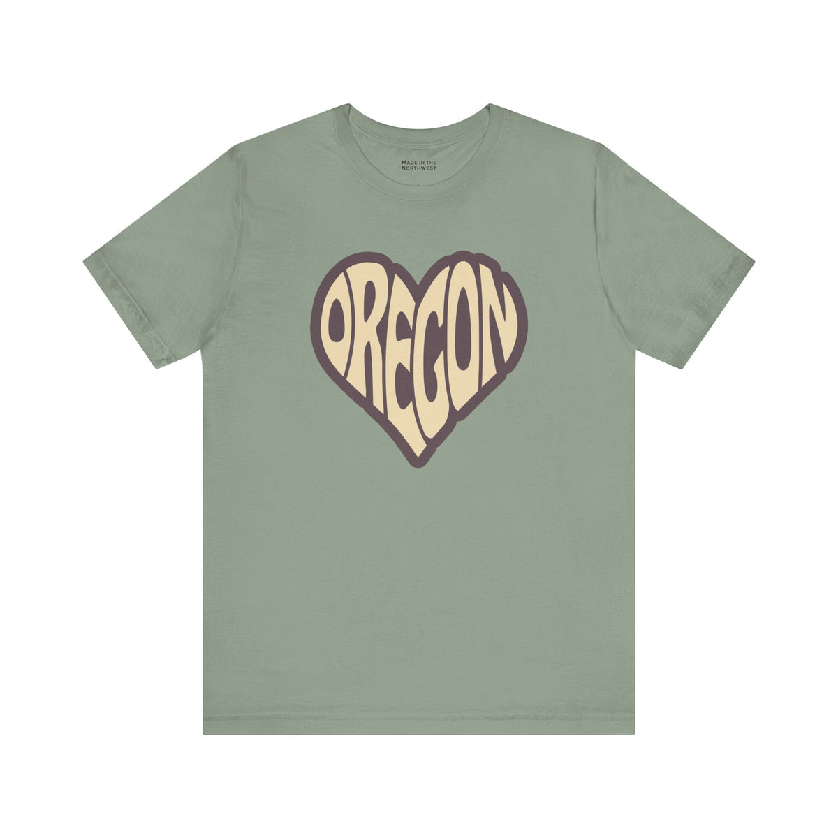 Oregon State of Mind Heart Premium Soft Tee