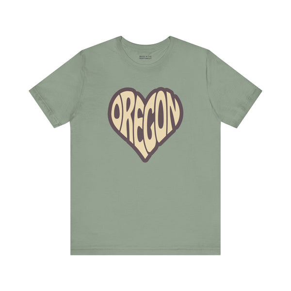 Oregon State of Mind Heart Premium Soft Tee