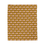 Tiny Trailer Travels RV Lightweight Cozy Blanket featuring a charming pattern of classic travel trailers.