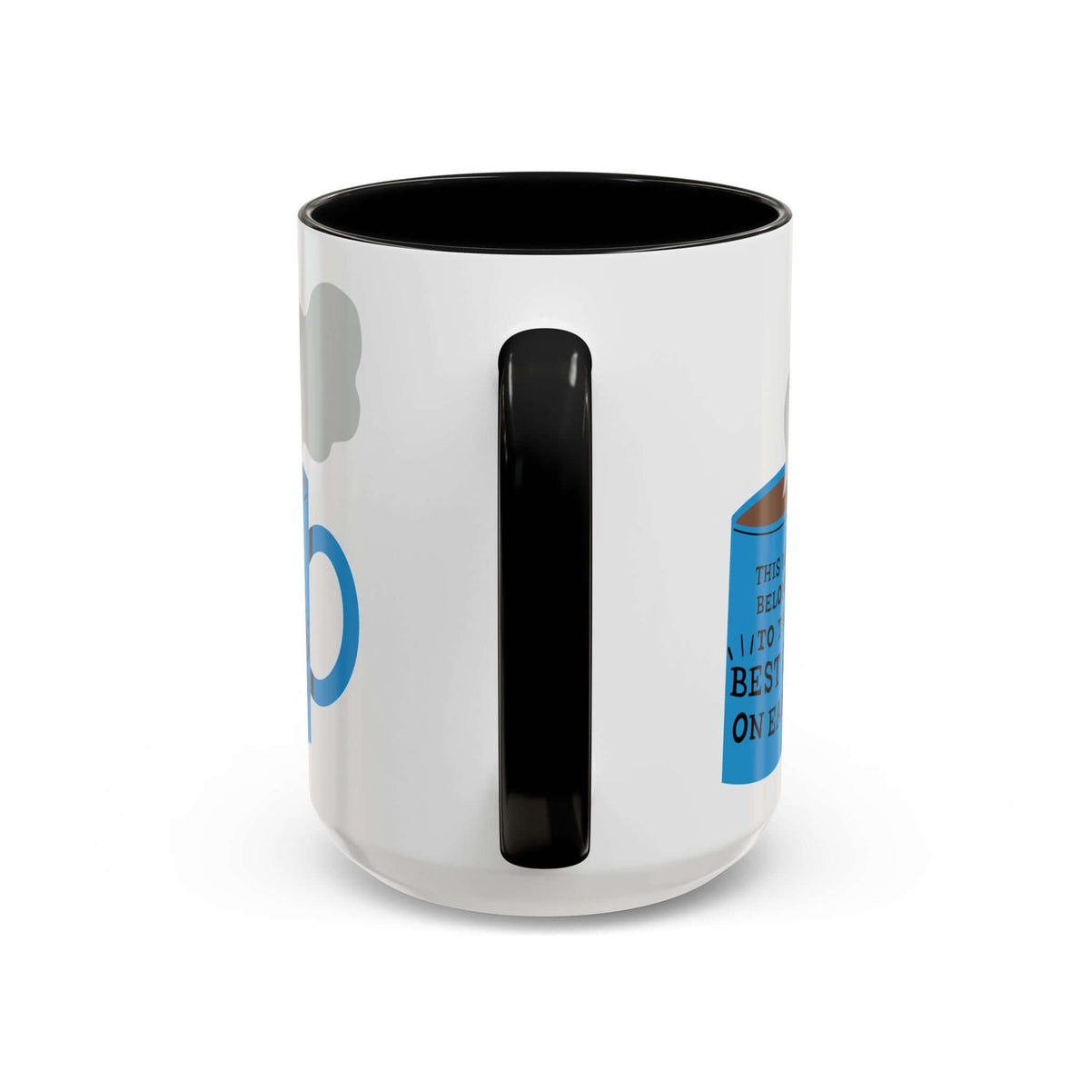 Best Dad on Earth Mug – Fun Coffee Cup for Fathers with playful design and bright colors.