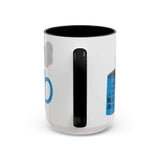 Best Dad on Earth Mug – Fun Coffee Cup for Fathers with playful design and bright colors.