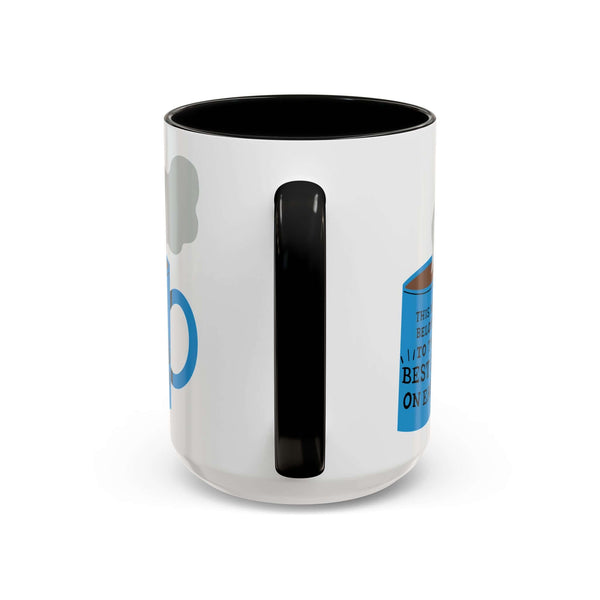 Best Dad on Earth Mug – Fun Coffee Cup for Fathers with playful design and bright colors.