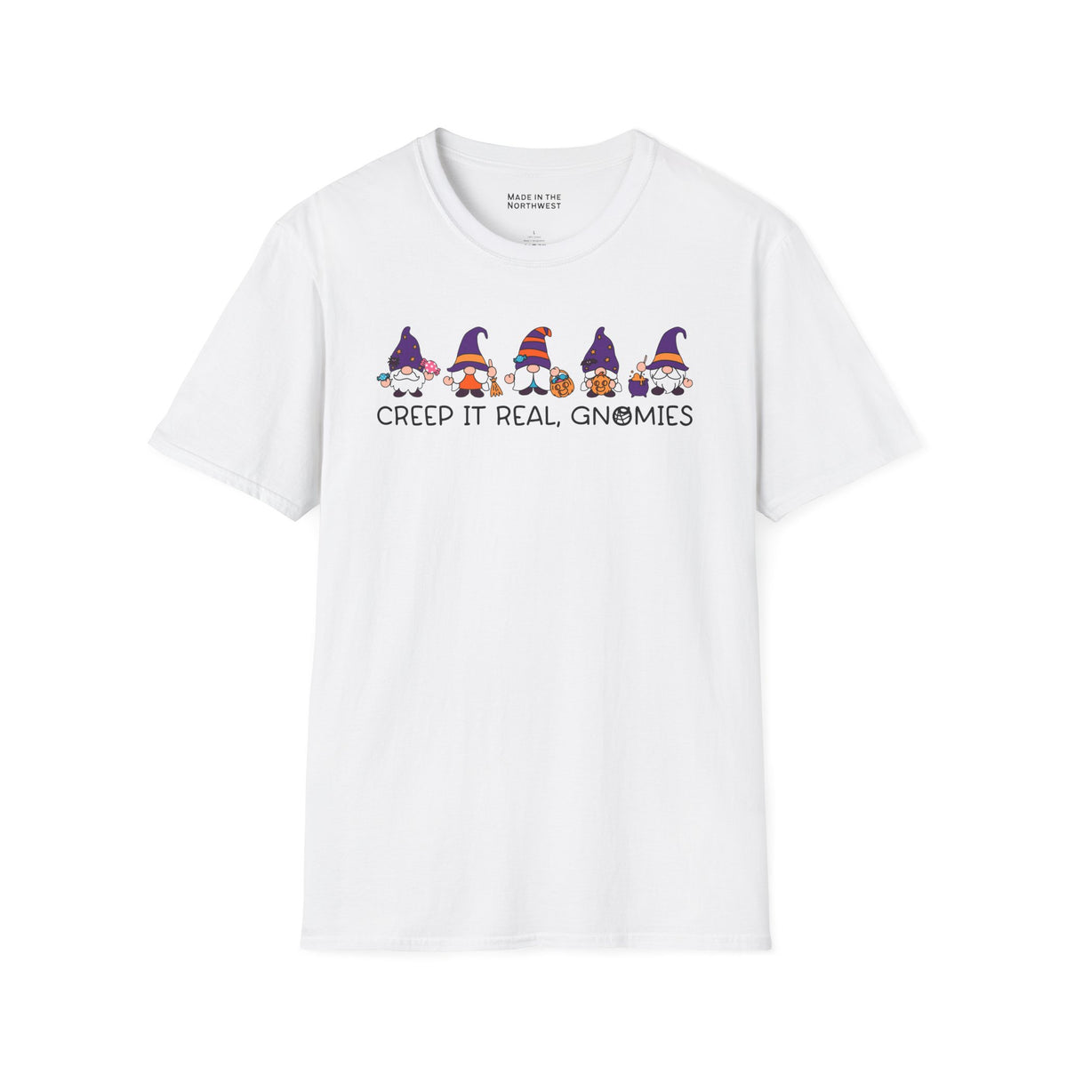 Creep It Real Gnomies Halloween Gnome Softstyle Classic T-Shirt