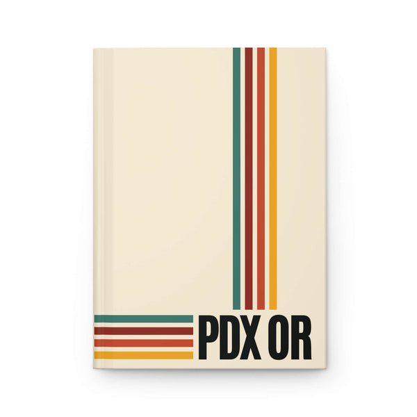 Urban Retro Stripes Portland Hardcover Journal