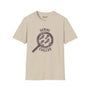 Serial Chiller True Crime Softstyle T-Shirt featuring a magnifying glass design, perfect for cozy nights and true crime fans.