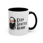 Keep Seattle Beard Ceramic Coffee Mug