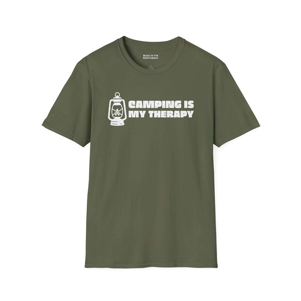 Camping Is My Therapy T Shirt