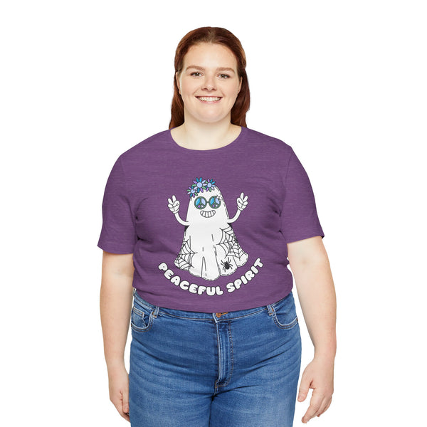 Peaceful Spirit Hippie Ghost Softstyle T-Shirt