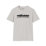 No Right to Be This Good Looking Car Softstyle T-Shirt featuring classic Pontiac design, perfect for car enthusiasts.