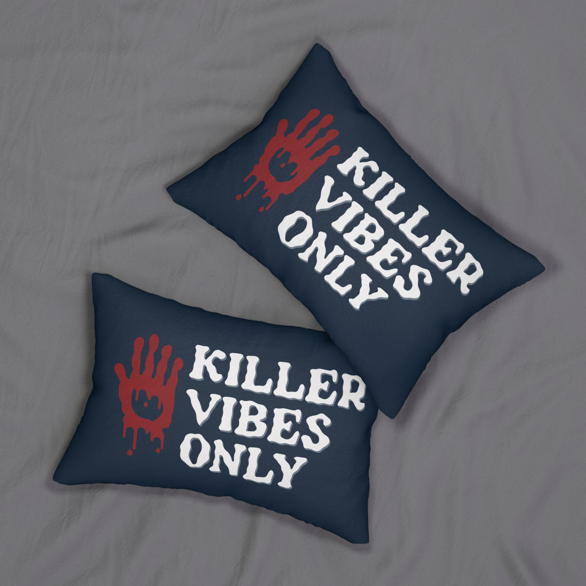 Killer Vibes Only True Crime Lumbar Accent Pillow