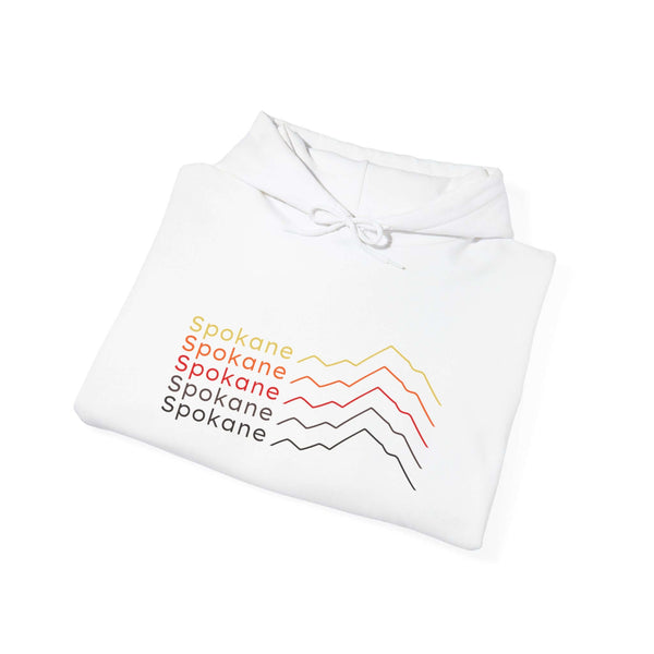 Spokane Minimalist Mountain Hoodie