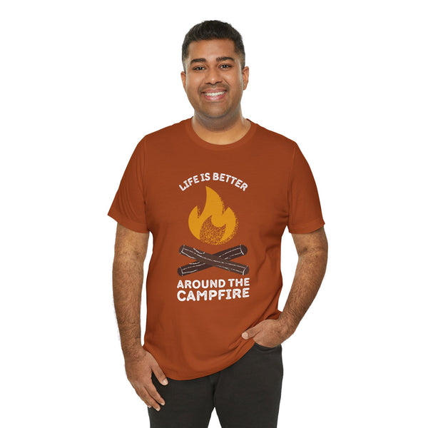 Cozy Campfire Chronicles Premium Soft Tee