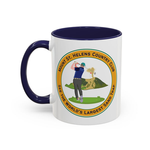 Mount St. Helens Country Club Golf Ceramic Coffee Mug