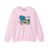 Pink skeleton sweatshirt with 