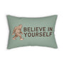 Bigfoot Believe in Yourself Lumbar Accent Pillow