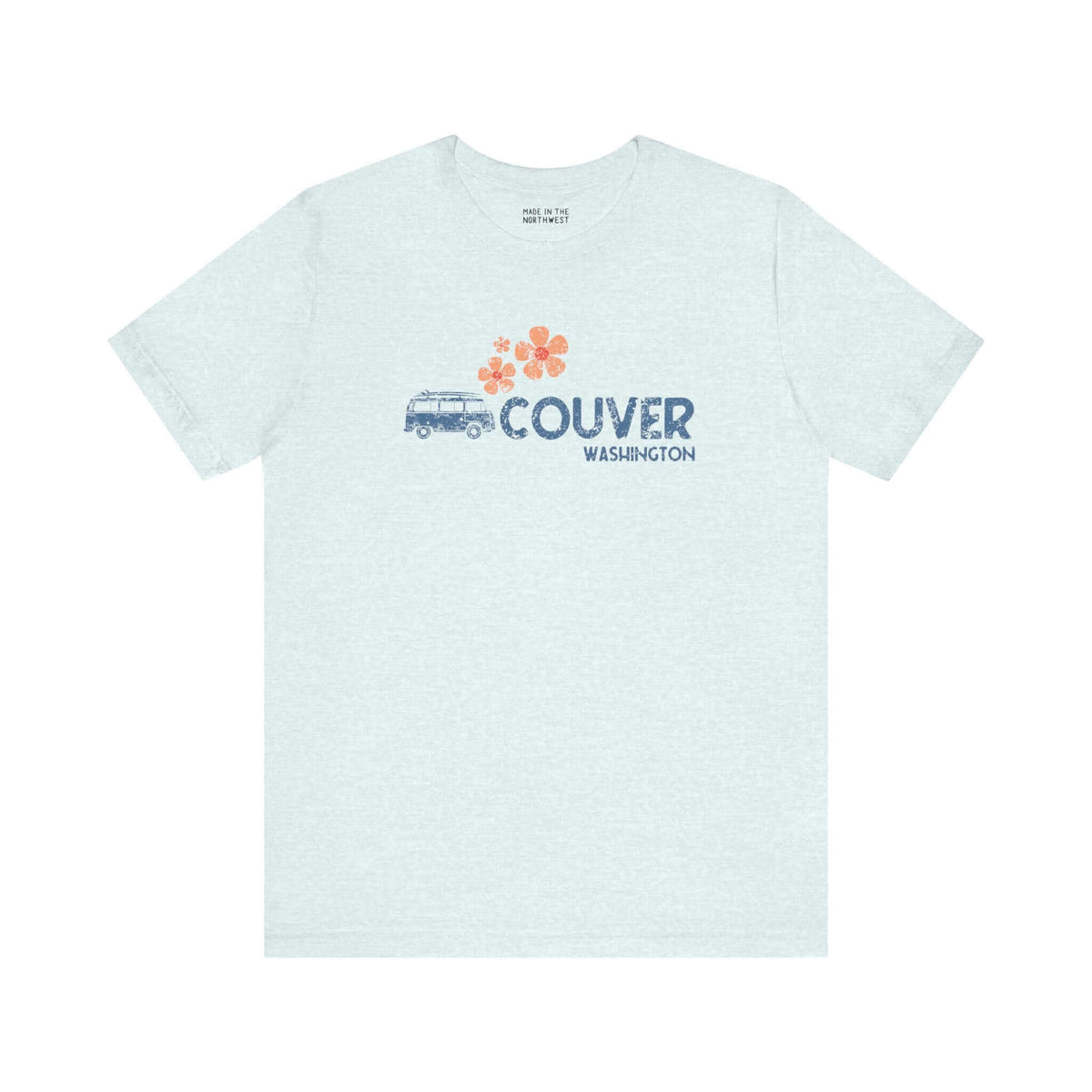 Groovy VAN-Couver Vibes Soft Tee Cruise through nostalgia with our groovy VAN-Couver Vibes tee from the Motor Mania collection. This retro-inspired design features a van graphic cleverly paired with "-couver" to spell out "Vancouver," accented by faded fl