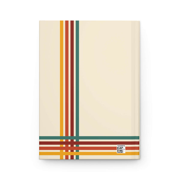 Urban Retro Stripes Tacoma Hardcover Journal