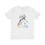 George's Rainbow Vision Tacoma Tee with rainbow glasses and vibrant "Tacoma" text, celebrating Pride and inclusivity.