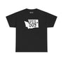 Black athletic tee featuring Washington state shape and 'From the 509' text, celebrating Spokane pride.