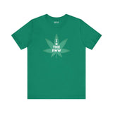 Green soft tee with 