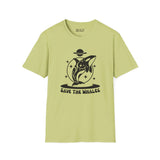 Save the Whales Orca Softstyle T-Shirt in lime green with a mystical orca graphic, promoting marine life awareness.