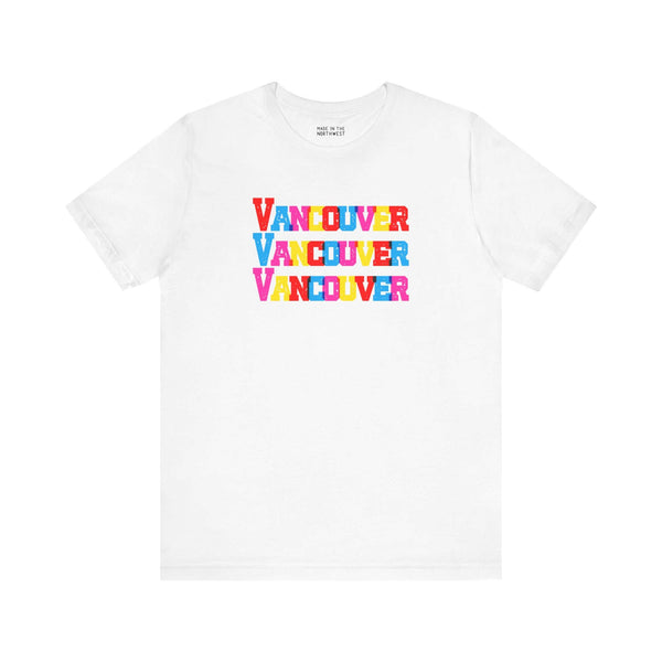 Bold and Bright Vancouver Trio Premium Soft Tee