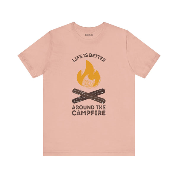 Cozy Campfire Chronicles Premium Soft Tee