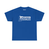 Blue athletic tee with 'Homegrown in the Northwest' and an axe graphic, celebrating PNW pride and spirit.