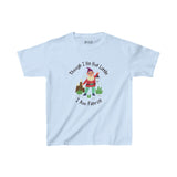 Kids' tee with colorful gnome and 