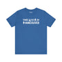 Three Six Oh Roots Premium Soft Tee in blue featuring Vancouver area code design with axe and tree.