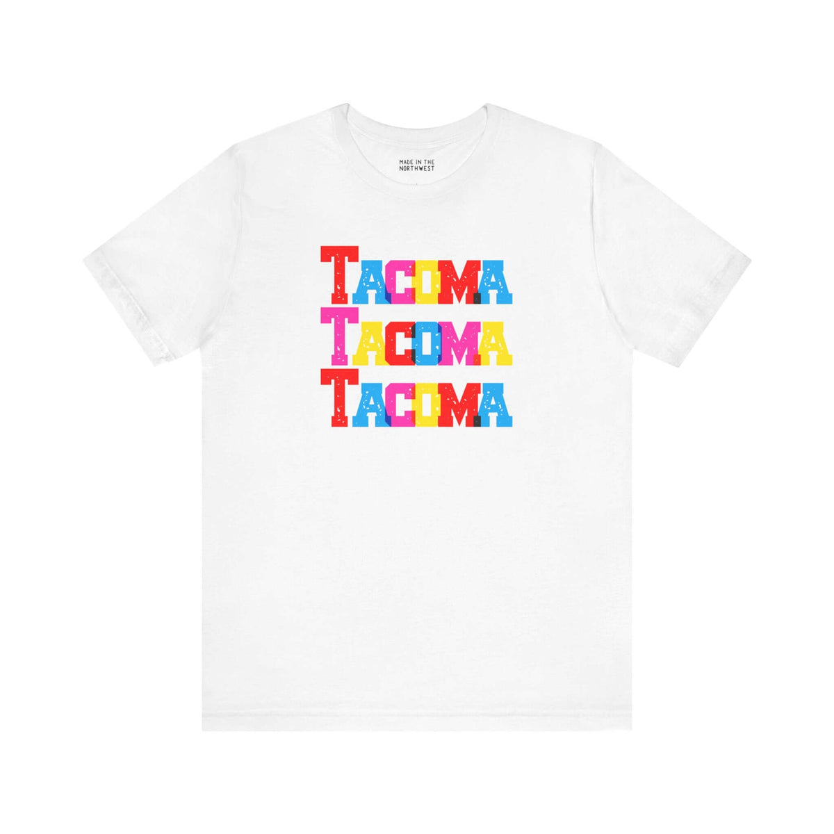 Bold and Bright Tacoma Trio Premium Soft Tee