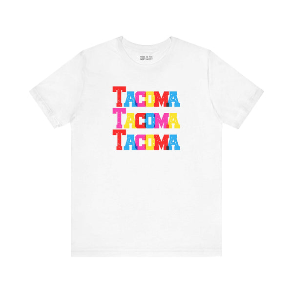 Bold and Bright Tacoma Trio Premium Soft Tee