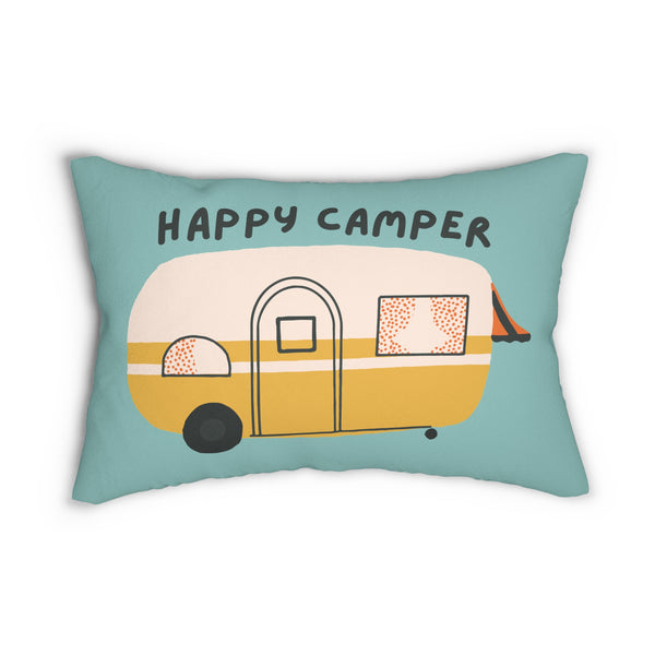Happy Camper Adventure Lumbar Accent Pillow