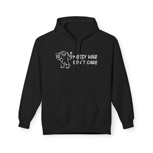 Messy Hair Don't Care Bigfoot Premium Midweight Hoodie