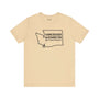 Vancouver Washington soft tee with state outline and tree icon, showcasing hometown pride and Pacific Northwest charm.