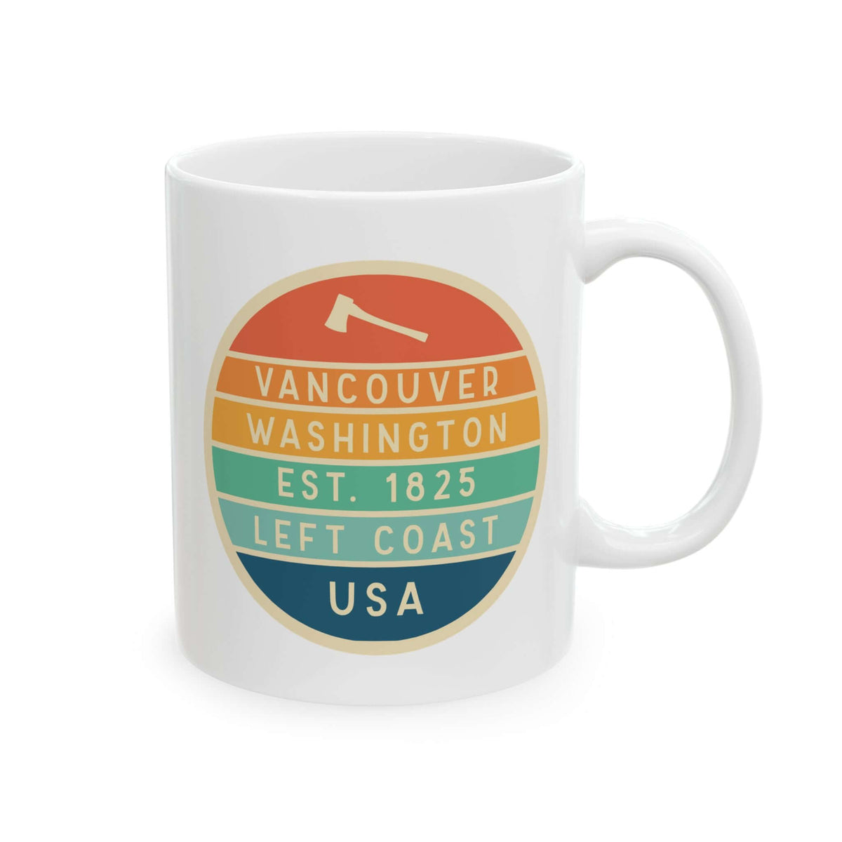 Left Coast Retro Vancouver Ceramic Coffee Mug