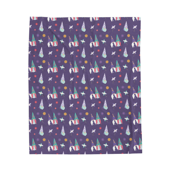 Whirlwind of Gnomes Lightweight Cozy Blanket